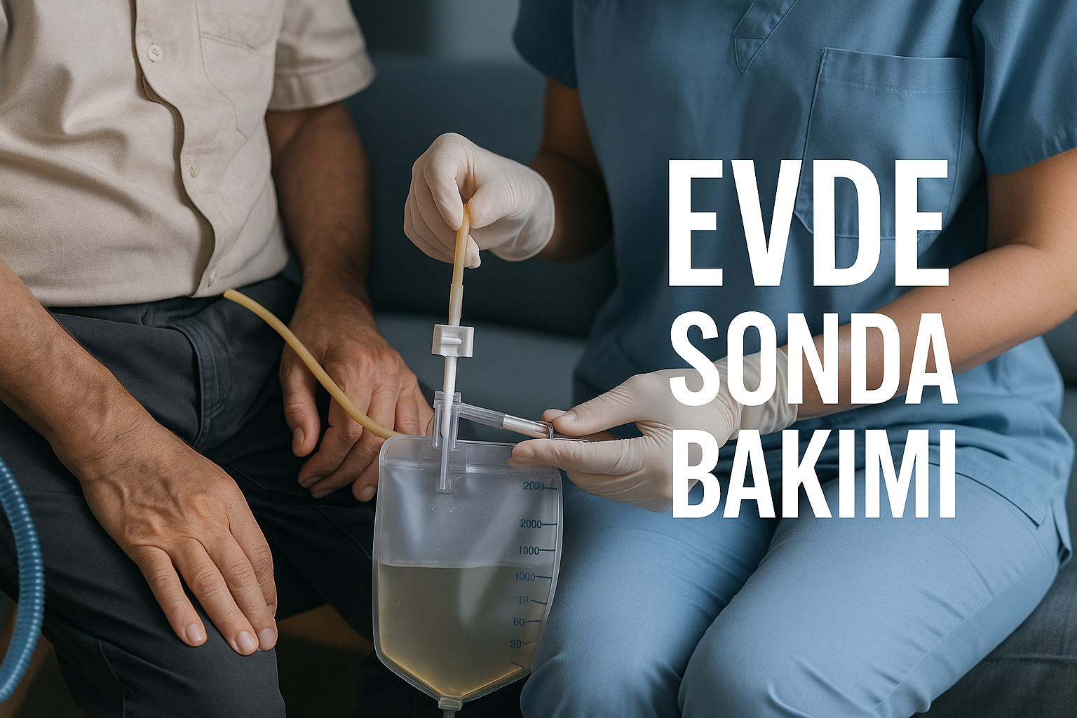 EVDE SONDA BAKIMI Evde sonda bakımı: steril malzemelerle profesyonel bakım hizmeti.